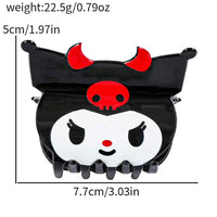 HSC303 | Black Kuromi Hair Clip 1pcs 1.8$