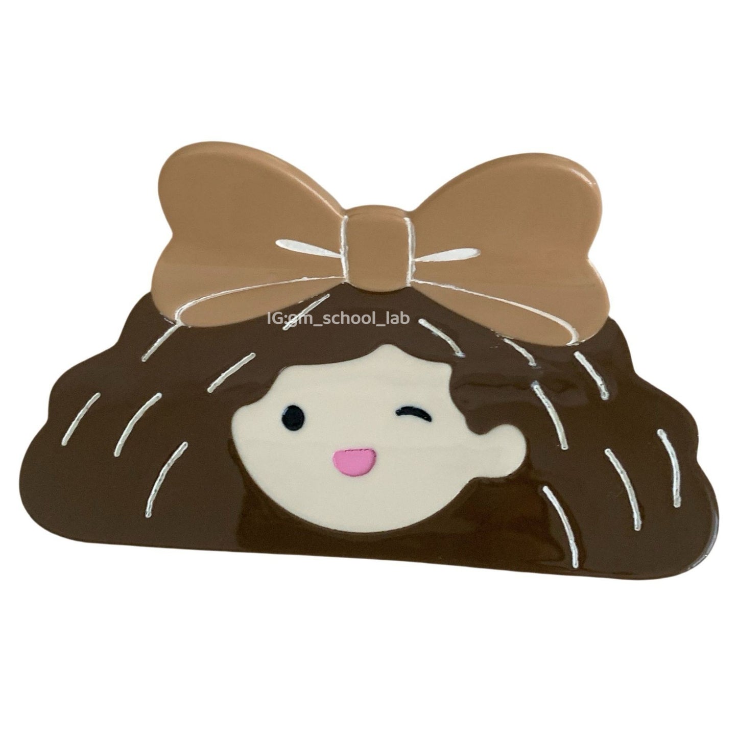 HSC61 | Brown Girl Hair Clip