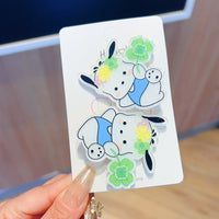 HSC148 | Pocha Green Hair Clip 2pcs 0.65$