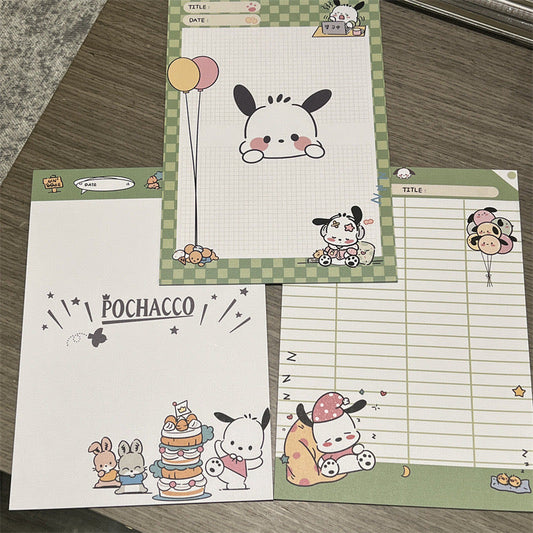 NB07P | Sanrio Note b5 30sheet1$ Green Pocha