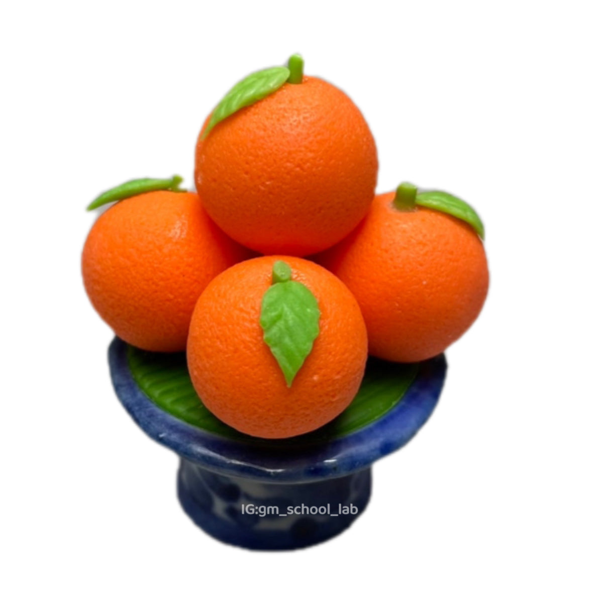 FIG62 | 4 orange Mini Toy / Display Toy