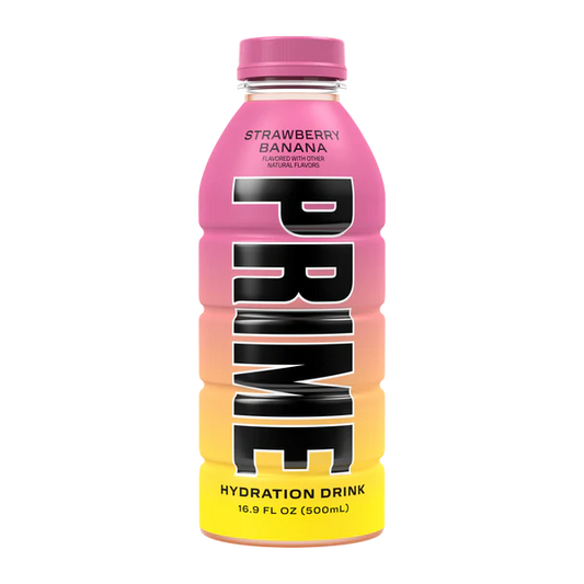 SSK06 | Prime Hydration Drink, Strawberry Banana 16.9 fl oz (Single Bottle)