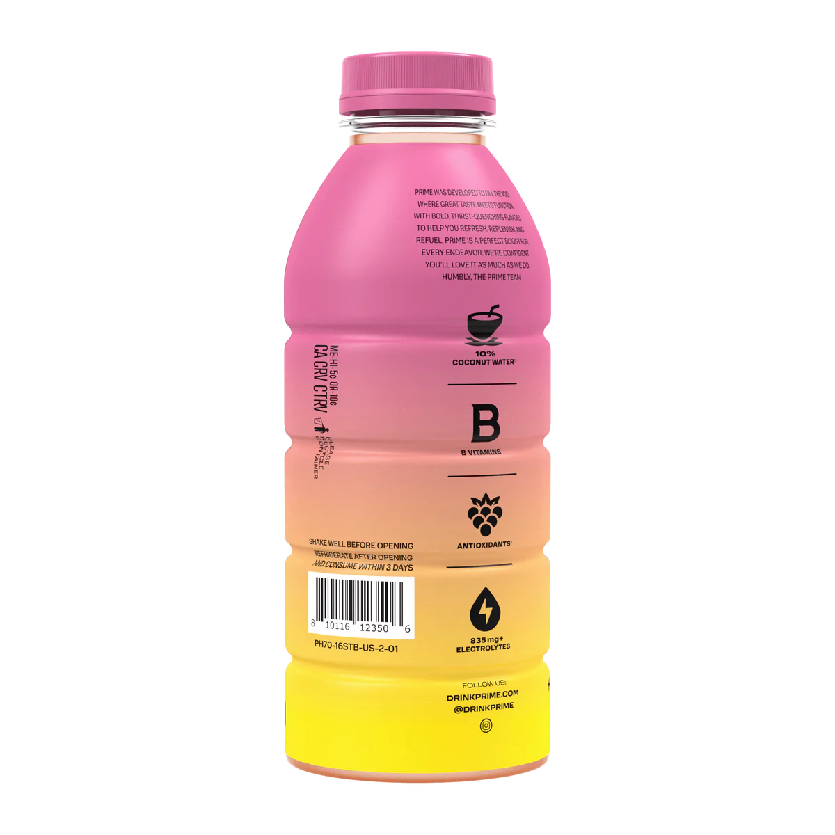 SSK06 | Prime Hydration Drink, Strawberry Banana 16.9 fl oz (Single Bottle)