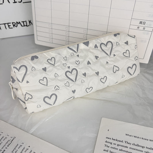 PECS81 | Pencil case 1=1.5$ white heart