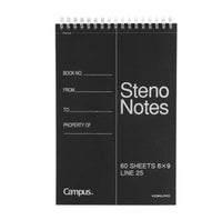 BNN27 | A5 Kokuyo Campus PP Cover Steno Note 60 Sheets