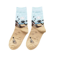 SO124 | Long Sock 1pair -  Beach 1$