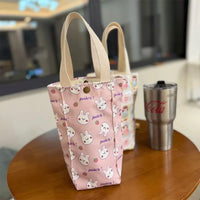 BOT138 | Bottle carry Bag - pink bunny 2.25$