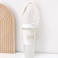 BOT143 | Bottle carry Bag - white 1.25$
