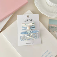 HSC73 | Blue Hair clip 4pcs 1$
