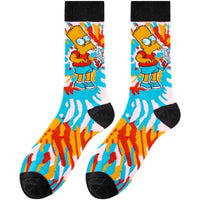 SO175 | Long Sock 1pair - simpsons 1$