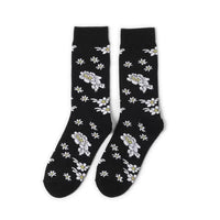 SO165 | Long Sock 1pair - flower 1$