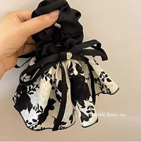 HSC349 | Black Scrunchie 1pcs 0.75$