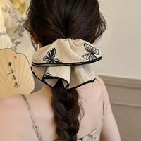 HSC347 | White Butterfly Scrunchie 1pcs 0.85$