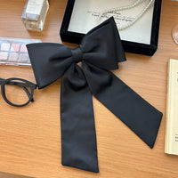 HSC376 | Black Ribbon Hair Clip 1pcs 2$