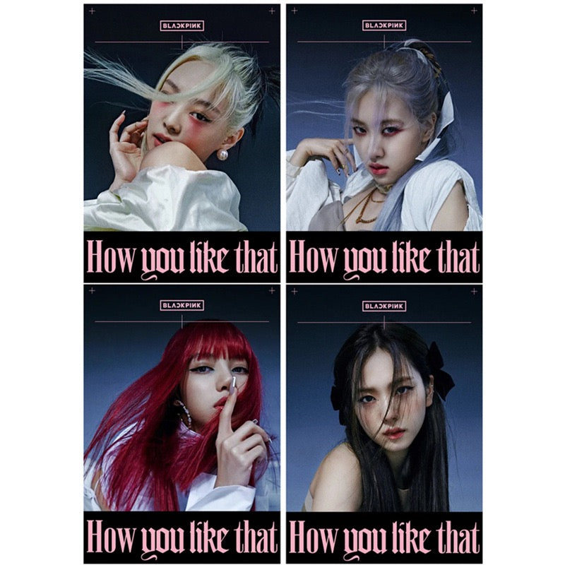 PTCA16 | Blackpink Poster size a4 4pcs 1set 2$