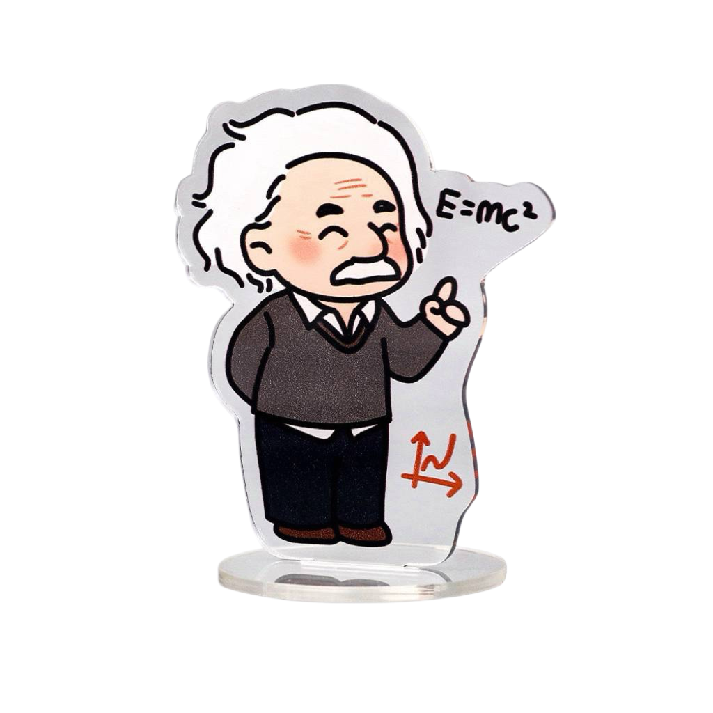 STA01 | Acrylic Stand  e=mc2