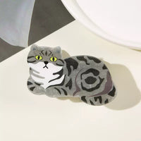 HSC396 | Grey Cat Hair Clip 1pcs 1.25$