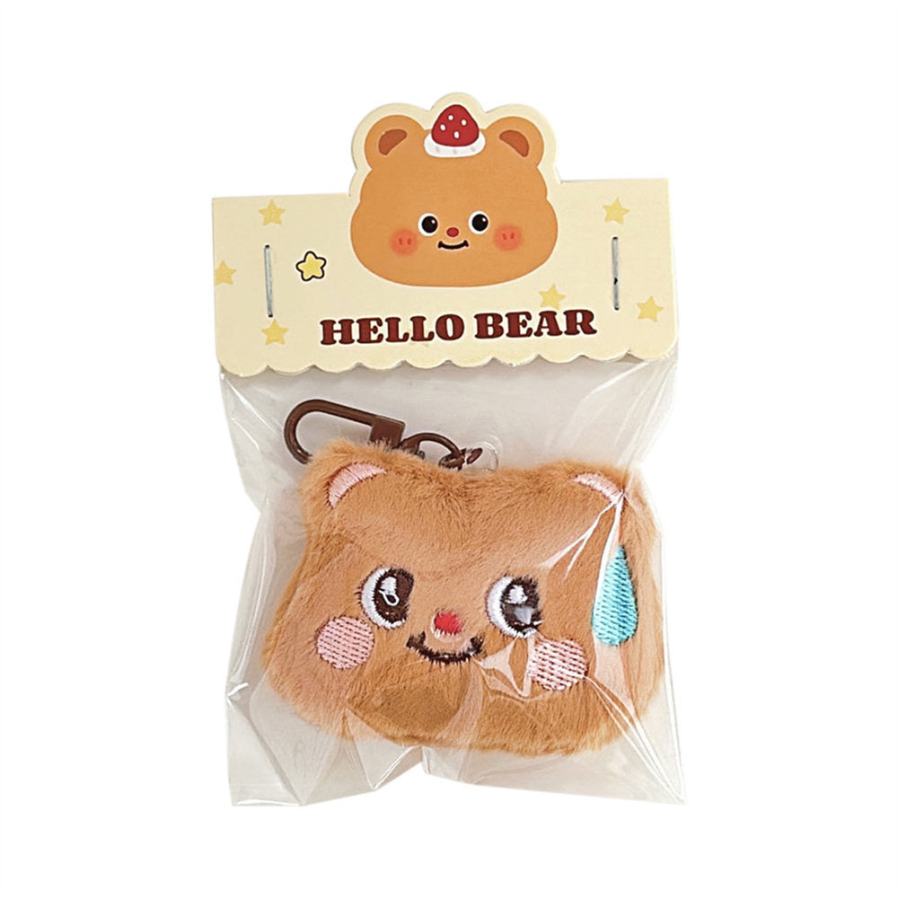 KC185 | Brown Hello Bear keychain 1=0.75$