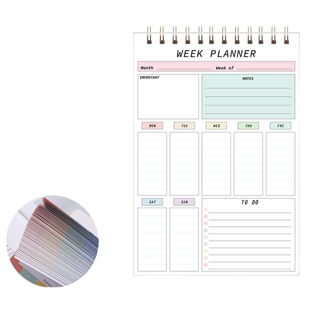 PLN29 | Weekly Planner / Note A5