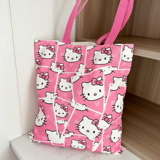 TOT71 | Pink Kitty Tote bag