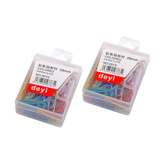 PACL07 | Deyi Paper Clip (28mm) 1box 85pcs