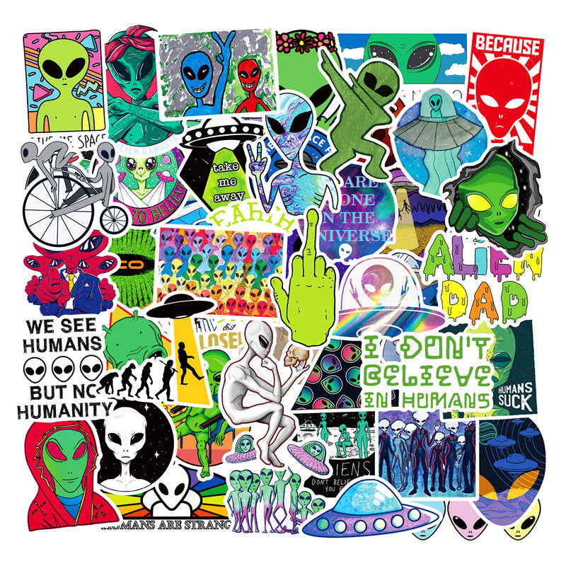 ST5002 | Alien sticker pack (50sheets)