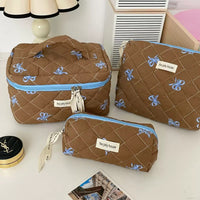 PECS15Y | (Size L) Brown Ribbon Pencil case