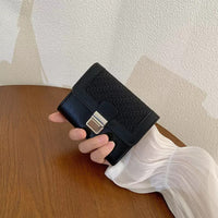 WA55 | Mini Bear Purse / Wallet - Black