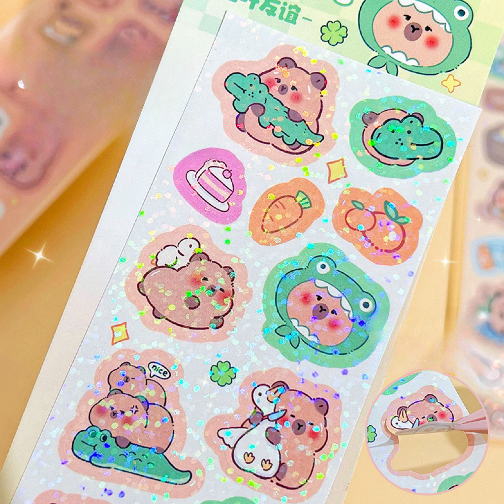 STPK20 | Capybara Sticker sheet