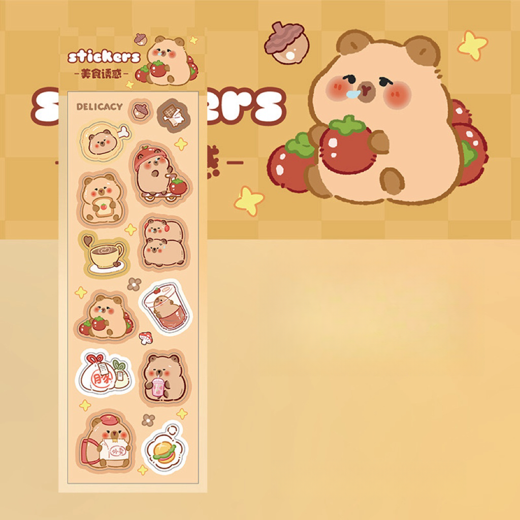 STPK20 | Capybara Sticker sheet