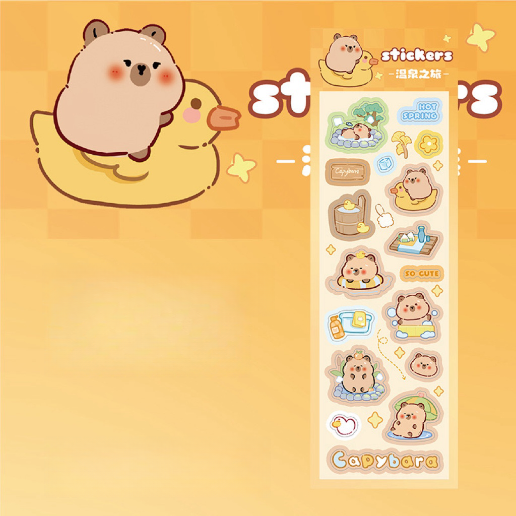 STPK20 | Capybara Sticker sheet