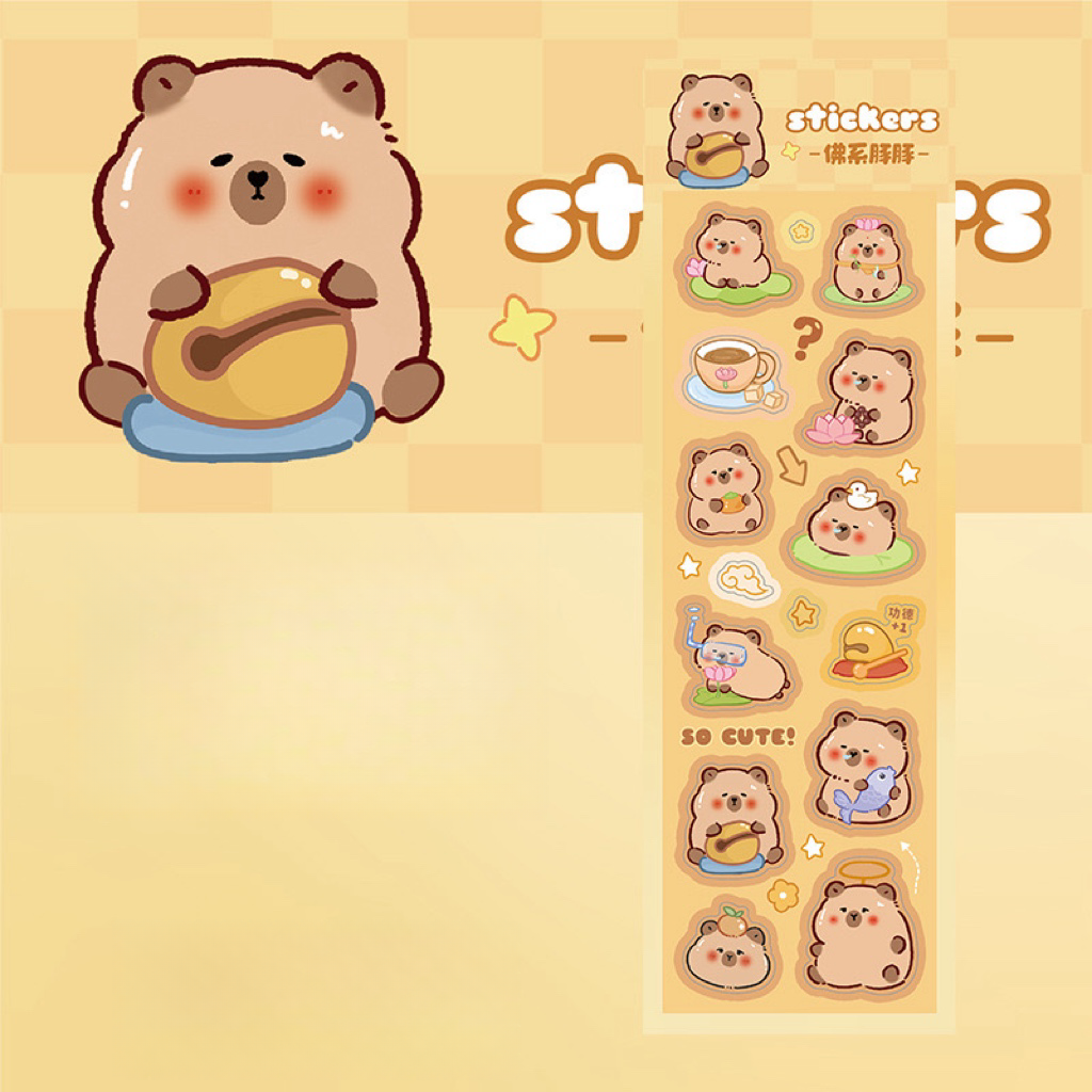 STPK20 | Capybara Sticker sheet