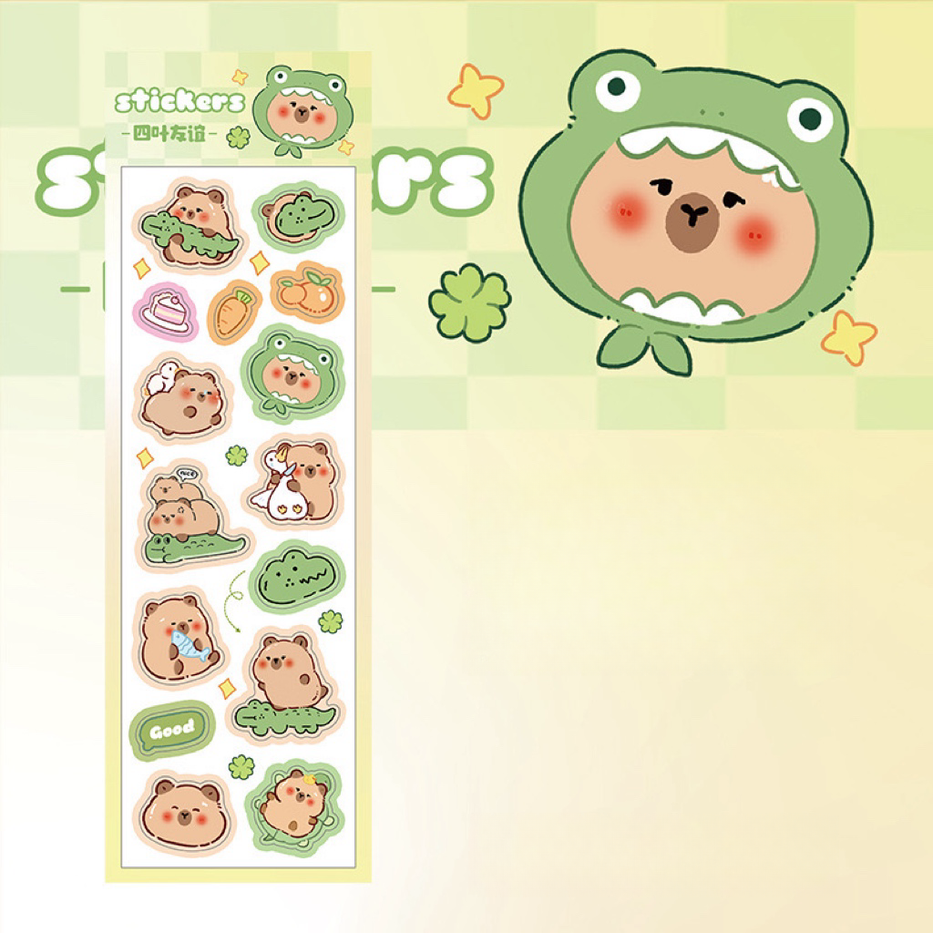 STPK20 | Capybara Sticker sheet