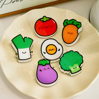 PACL10 | Vegetable Paper Clip 6pcs