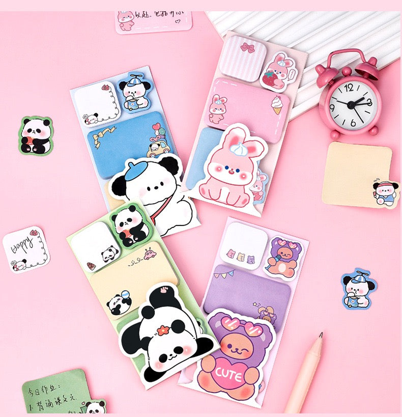 SKN04 | Panda Sticky note ,  4x25 sheets/pcs