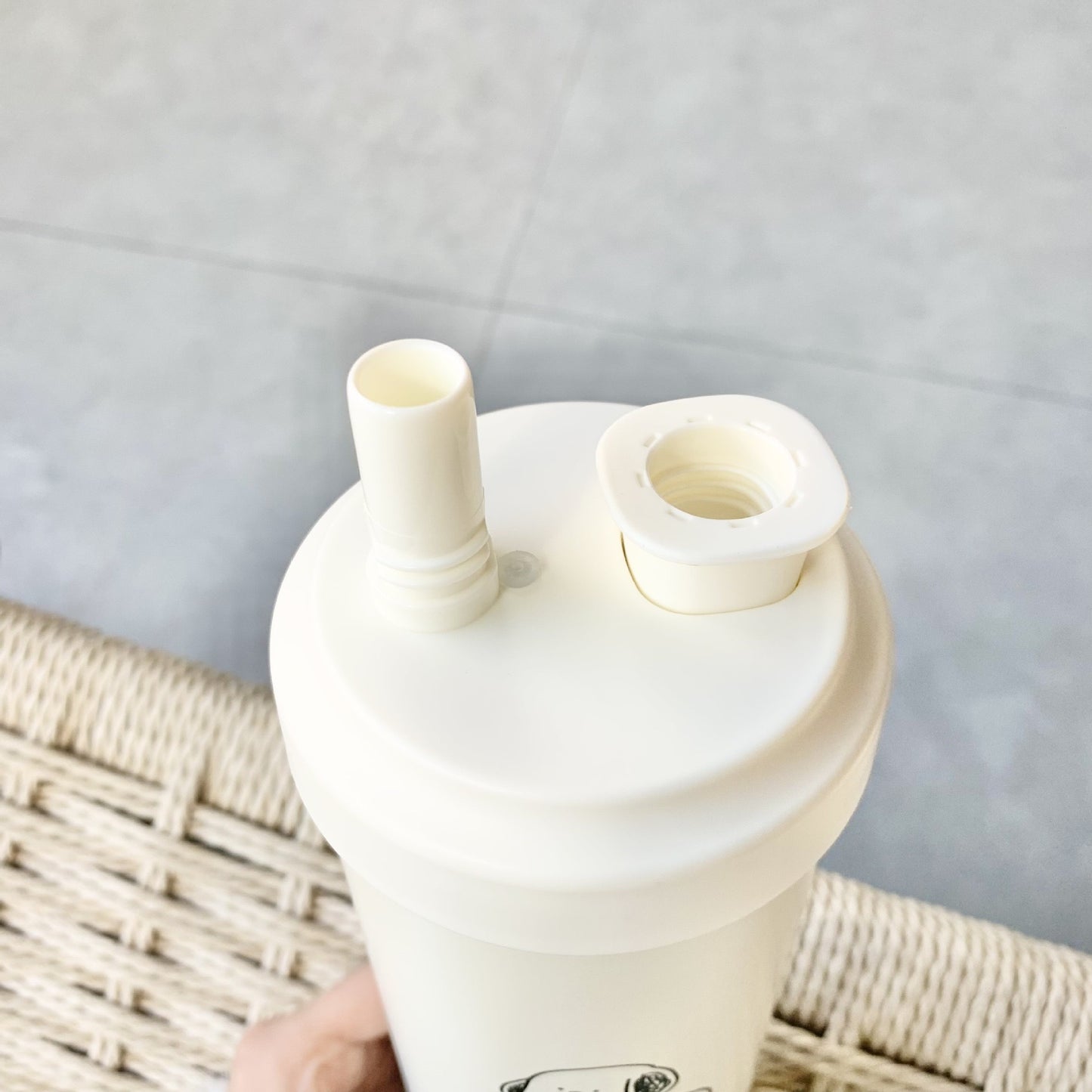 BOT26 | White stainless cup / bottle 750ml