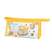 PECS153A | Cream Bear Pencil case - yellow 1$