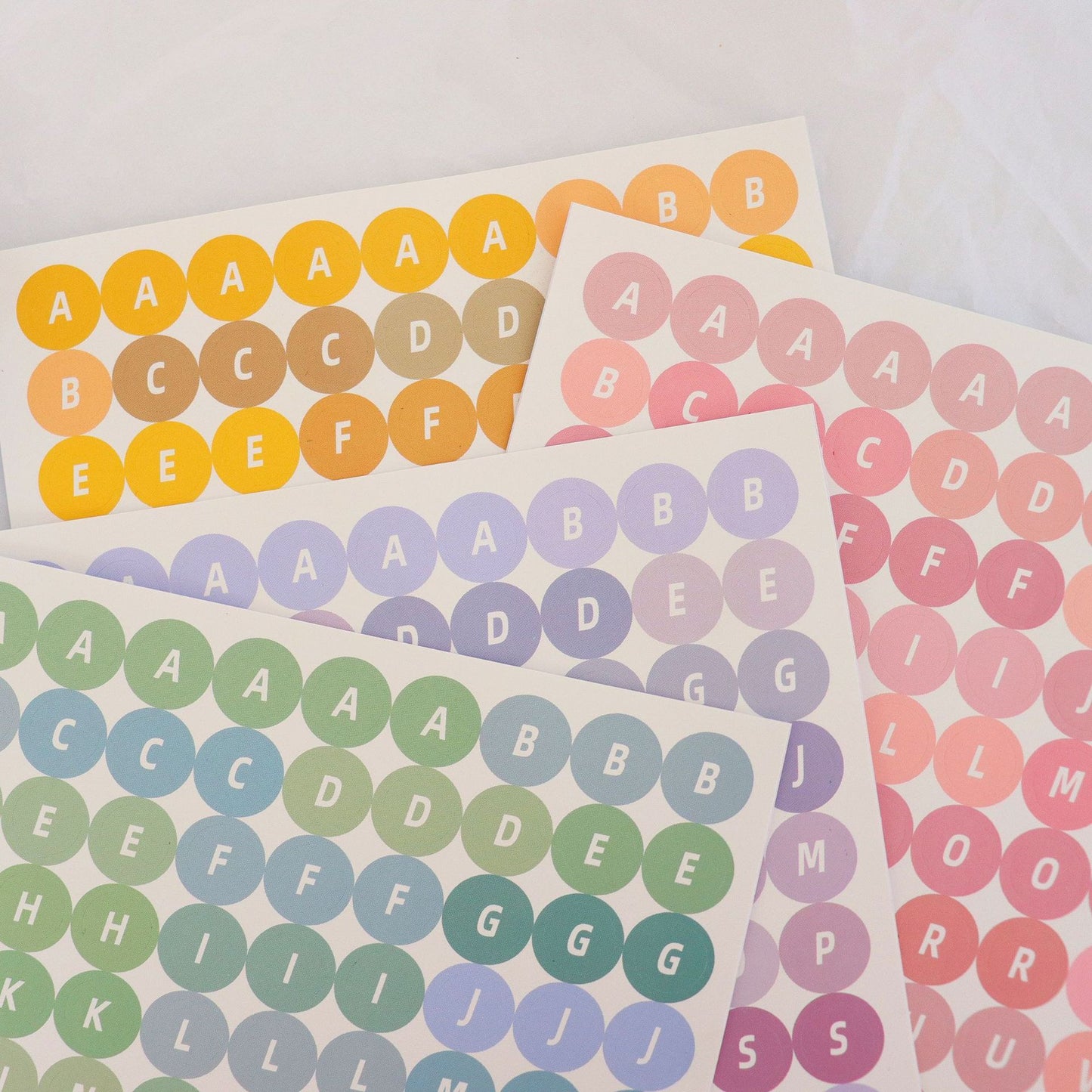 STPK23 | Letter Sticker 1pack 4sheet