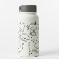 BOT34 A | 900ml Stainless Bottle - Brown Dog