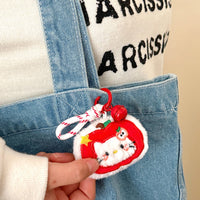 KC202 | Red Apple keychain