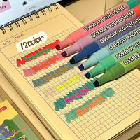 HLT23A | overlay highlights 6pcs 12color