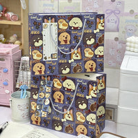 GFT36 | Blue Dog Paper Bag / Gift Bag 30x24x12cm
