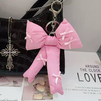 KCB86B | Pink Ribbon Keychain 1pcs 1.25$