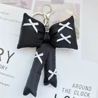 KCB86 | Black Ribbon Keychain 1pcs 1.25$