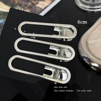 HSC106 | Silver Hair Clip 3pcs