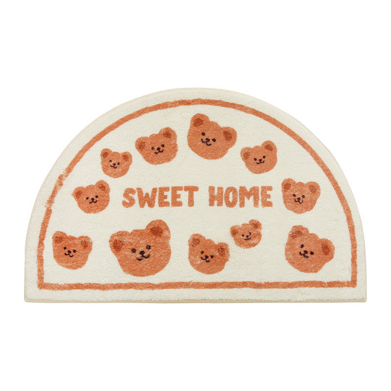 DCC04 | Orange Bear Sweet Home Mat