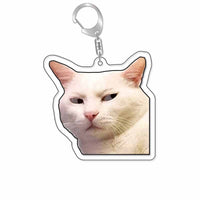 KCB39D | Funny Cat Animal Keychain