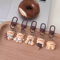KCB94 | 5pcs Brown Bear Keychain