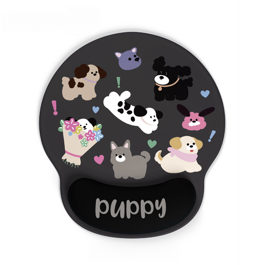 MPD04 | 2$ puppy black Mouse Pad