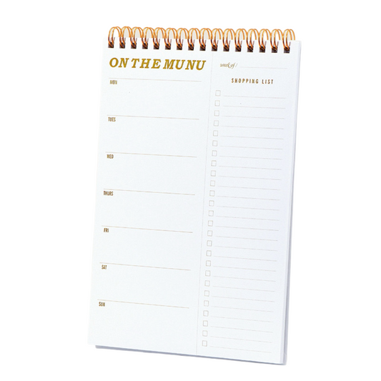 PLN18 | On the Menu Planner A5 Flip-up Coil Notebook 50Sheets 1pcs